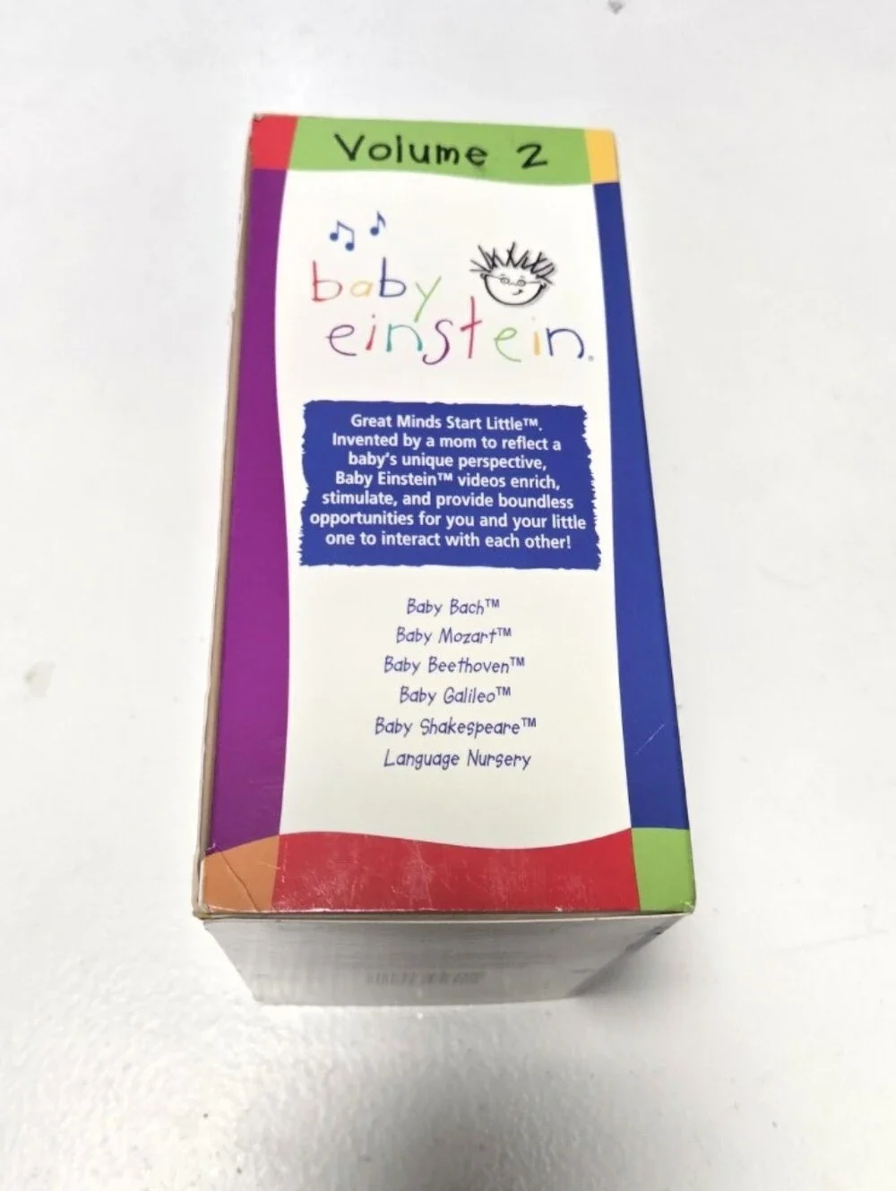 Baby Einstein Volume 2 Kids Toy DVDs 6 Dvd Set White with Multicolor Artwork